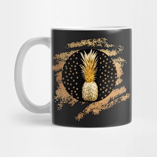 GOLD & BLACK - Pineapple Mug